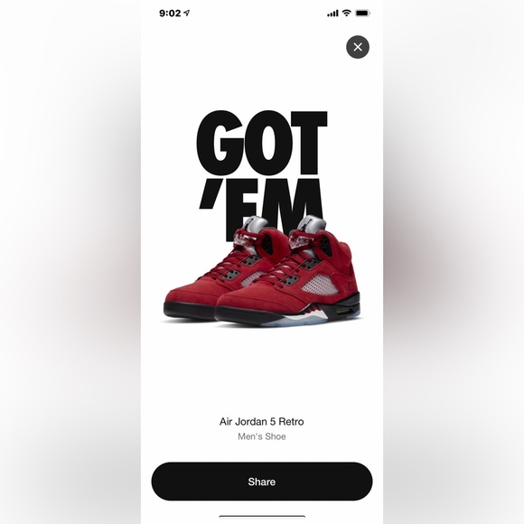 Air Jordan 5 Retro 'Raging Bull' 2021 size 11 mens - Picture 9 of 9